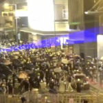 Hong Kong Protesters Use Lasers