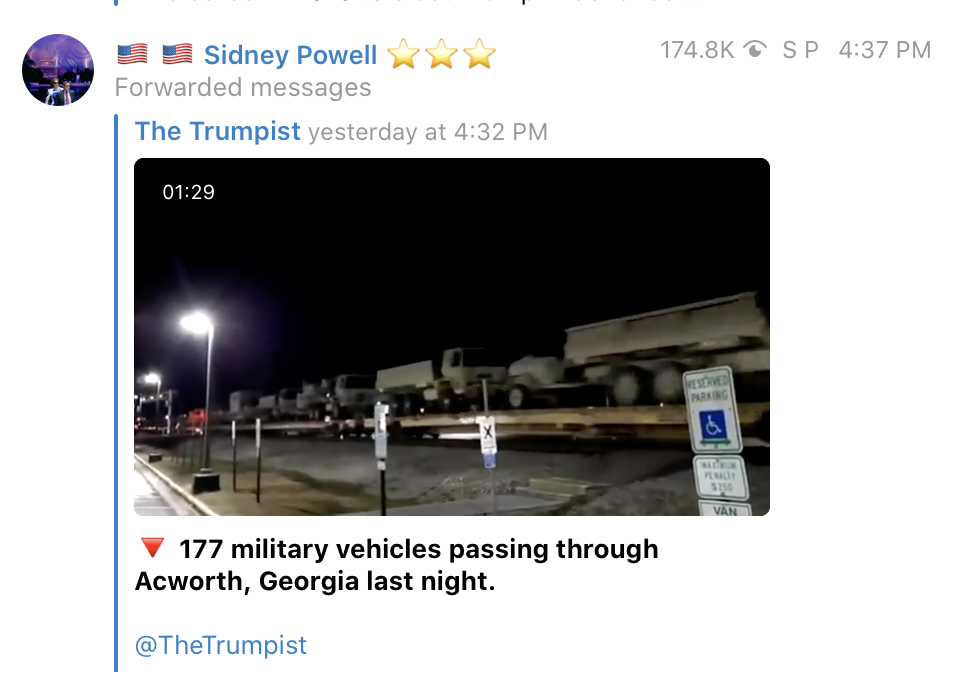【動画】177台の軍事車両が列車で運ばれる様子｜ジョージア州アクワース