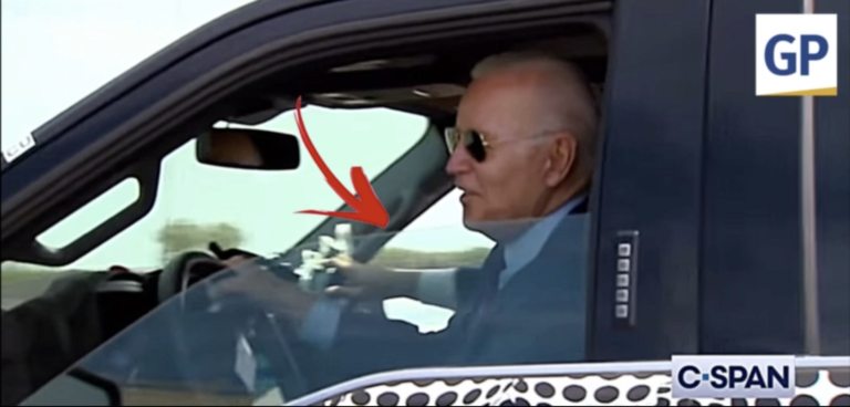 【動画】ジョー・バイデンは車もまともに運転できない？――助手席に補助ハンドルがあるフォード車を試乗する様子をメディアに公開