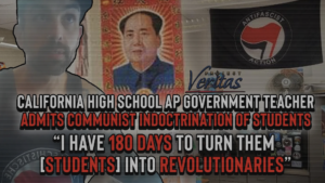カリフォルニア州の高校教師が生徒に共産主義思想を洗脳教育していることを記者の潜入取材に認める【動画あり】ーーANTIFAの集会に参加したら単位を与える